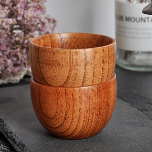 Vente en gros de 75ml tasse à thé Kung Fu en bois massif Design moderne japonais/coréen <span class=keywords><strong>bambou</strong></span> vin/Cappuccino tasse pour Bar/café/boire - Product Image 4