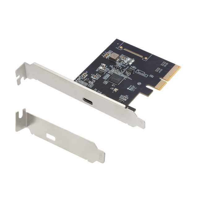 20Gbps USB 3.2 Gen2x2 PCIe X4 Expansion Card No External Power Required Type-C Adapter for Desktop PC Stock
