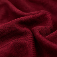 Robe moulante grande taille pour femmes, col en V, robe mi-longue drapée, bordeaux, FR 44 à 58, OEM ODM, mode féminine