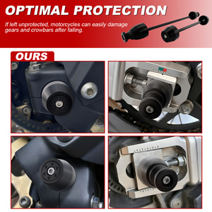 Protection de roue avant et arrière Waximoto pour Honda <span class=keywords><strong>CRF1000L</strong></span> Africa Twin <span class=keywords><strong>Adventure</strong></span> Sports, protection contre les glissements de roue, pièces de rechange - Product Image 6