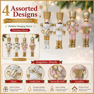 Adorno Colgante <span class=keywords><strong>Cascanueces</strong></span>, Muñeco Soldado de Resina, Decoración para Árbol de Navidad, Adorno Festivo para el Hogar - Product Image 5