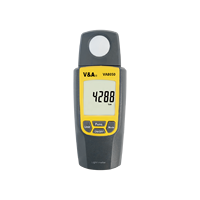 VA8050-1 Luxmètre Photomètre Instrument de mesure de l'éclairement pour les niveaux de lumière