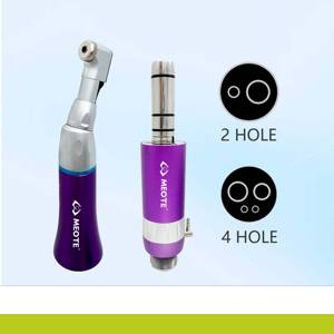 Стоматологический высокоскоростной наконечник, низкоскоростной комплект, угловая турбина с воздушным двигателем, 2 отверстия, <span class=keywords><strong>4</strong></span> отверстия - Product Image 2
