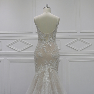 Robes De mariée <span class=keywords><strong>2023</strong></span> <span class=keywords><strong>robe</strong></span> De mariée de Novia civile sirène pas cher décolleté en V fête nouvelle <span class=keywords><strong>robe</strong></span> De mariée - Product Image 3