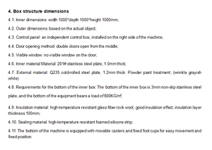 Cámara de Prueba de Alta Temperatura HST-GW1000 de 1000L con Controlador de Pantalla Táctil de 7 Pulgadas, Control por Programa, Cámara Elegante y Moderna - Product Image 3