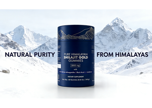 Gomme di Shilajit Puro dell'Himalaya Gold 3000mg |   con KSM-66 Ashwagandha, Gokshura |   Integratore Alimentare per l'Energia - Product Image 5