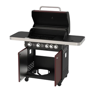 Style d'armoire de gril de BBQ de gaz propane de brûleur rouge de haute qualité 4 + 1 pour le <span class=keywords><strong>barbecue</strong></span> extérieur de maison - Product Image 2