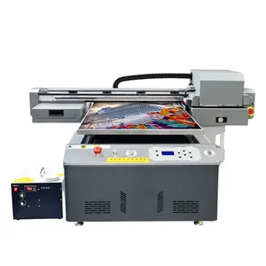 Hot Sale UV DTF 6090 flatbed printer high quality customize gift art/phone case machine factory price