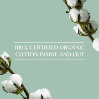 Lot de serviettes hygiéniques ultra-fines jour et nuit pour femmes, super absorbantes, respirantes, en coton biologique, biodégradables, jetables