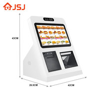 Machine de contrôle automatique de kiosque de terminal libre-service de système de position Android de 15.6 pouces personnalisée en usine avec caméra de scanner de codes à barres