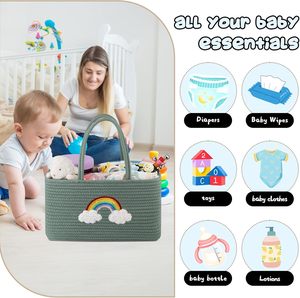 Organizador <span class=keywords><strong>de</strong></span> Pañales Portátil, Cesta <span class=keywords><strong>de</strong></span> <span class=keywords><strong>Regalo</strong></span> <span class=keywords><strong>para</strong></span> Bebés, Organizador <span class=keywords><strong>de</strong></span> Almacenamiento <span class=keywords><strong>de</strong></span> Pañales <span class=keywords><strong>para</strong></span> Recién Nacidos - Product Image 6