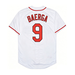 Jersey Baseball Jahitan Gaya Vintage Pria 7 Kenny Lofton 9 Carlos Baerga 19 Bob Feller 24 Andrew Miller 29 Travis Fryman S-3XL - Product Image 3
