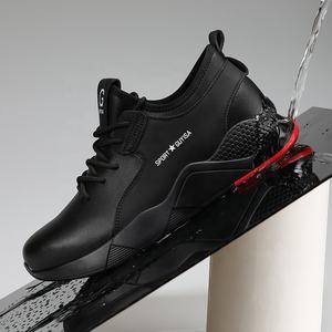 GUYISA-zapatos de trabajo ligeros y transpirables para hombre, zapatillas de seguridad deportivas informales con fondo de goma - Product Image 3