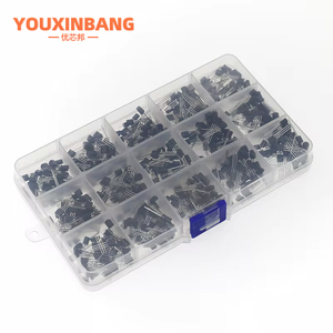 600pcs đ-92 Transistor Assortment kit 15 loại 30-160V 50-1000ma NPN/PPA bao gồm A1015 C1815 s8050 linh kiện điện tử - Product Image 3