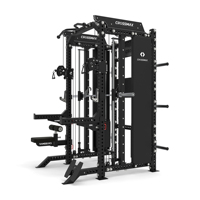 Crossmax OEM Dual Cable Crossover Smith Machine Entrenador multifuncional Gimnasio Rack Power Rack Juego de equipos de gimnasio para uso doméstico