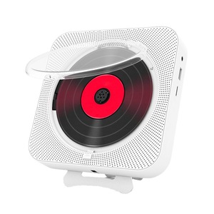<span class=keywords><strong>Lecteur</strong></span> <span class=keywords><strong>CD</strong></span> mural blanc avec télécommande, sortie 10W, éducation précoce en anglais <span class=keywords><strong>pour</strong></span> la maison, radio et haut-parleur avec écran - Product Image 5