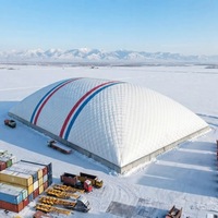 Dôme gonflable moderne de haute qualité pour stade sportif, garage, abri, entrepôt, résistant au feu, installation facile