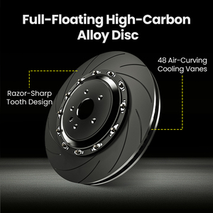 Kit Freni Modificati TEI GT40-MONO con Pinza a 4 Pistoni, Kit Pinza Freno da Corsa per BMW M135i M240i Mercedes AMG A45S <span class=keywords><strong>Audi</strong></span> <span class=keywords><strong>A3</strong></span> - Product Image 5
