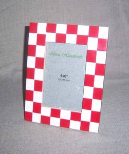 Marco de Fotos de Madera con Resina de Cuerno de Calidad de Exportación con Incrustaciones de Hueso, Decoración Versátil para el Hogar y Artículo de Regalo para Sala de Estar - Product Image 2