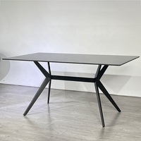 Mesa de comedor de azulejos de cerámica, moderna, de lujo, nórdica, ligera, para Hotel, exclusiva, superventas