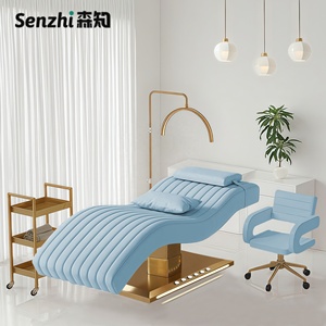 Luxuriöses elektrisches, geschwungenes Wimpern-Bettgestell mit LED, 3 Motoren, elektrische Schönheits-Massageliege, Kosmetikliege, Spa-Liege für Salonmöbel - Product Image 5