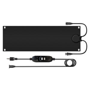 Tapis de dégivrage en graphène pour escaliers, tapis chauffant antidérapant en caoutchouc pour allées, fonte rapide de la glace 3 po/h, sûr et économe en énergie - Product Image 1