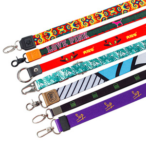 Promotional Keychain Lanyards 20mm Sublimation Printing Polyester Lanyards Breakaway Neck Lanyard With Custom Logo - Product Image 1