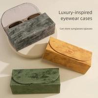 Étui à lunettes Firstsense de luxe léger, étui à lunettes de soleil de grande valeur, grande capacité, en cuir, vente en gros d'usine, impression de LOGO