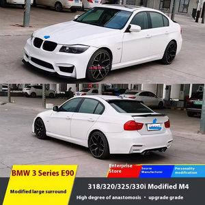 Para <span class=keywords><strong>BMW</strong></span> Serie 3 E90 Modificado M2C Versión deportiva Kits de cuerpo envolvente ABS grande para 318 <span class=keywords><strong>320</strong></span> Incluyendo faldas laterales delanteras y traseras Exhau - Product Image 6