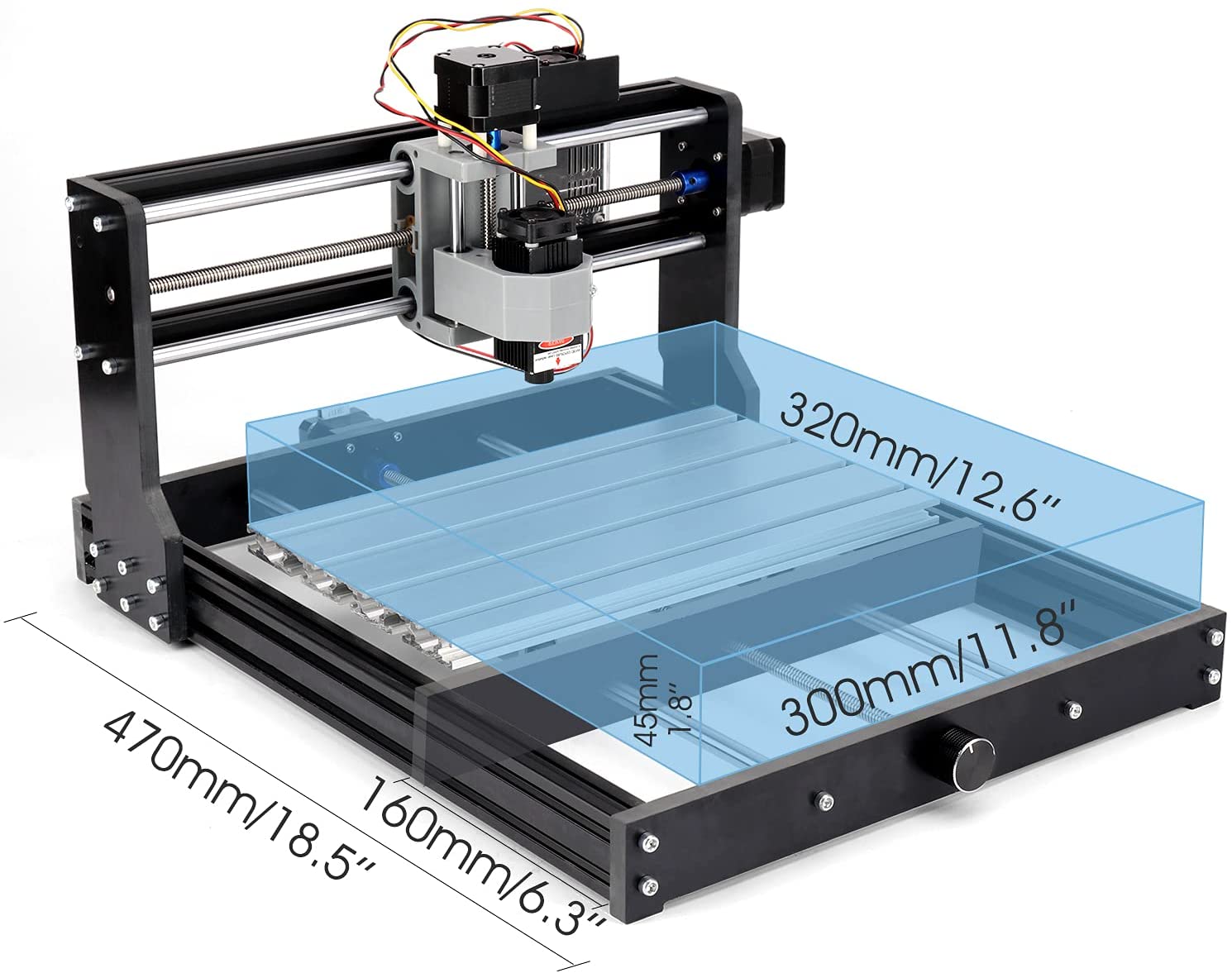 CNC 3018 Pro Extension Kit to CNC 3040 Laser Engraving & Milling