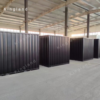 Abri moderne à faible coût de 10 pieds, imperméable, portable, pour l'extérieur, garage de stockage personnel, conteneur pliable, maison en kit