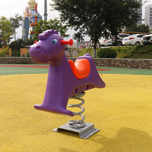Caballito Balancín de Plástico para Niños, Diseño de Dibujos Animados, Seguro, Ecológico, para Exteriores, Venta al Por Mayor - Product Image 2