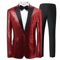 Blazer doré brillant pour homme, orné de paillettes, veste de costume de soirée, manteau de bal, costume homme, vêtements de scène pour chanteur