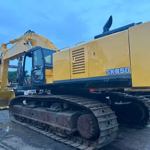 Prix avantageux : Excavatrice sur chenilles Kobelco SK850 de 85 tonnes, d'occasion, faible consommation de carburant, moteur Isuzu, boîte de vitesses, pompe PLC, roulement – En vente - Product Image 1