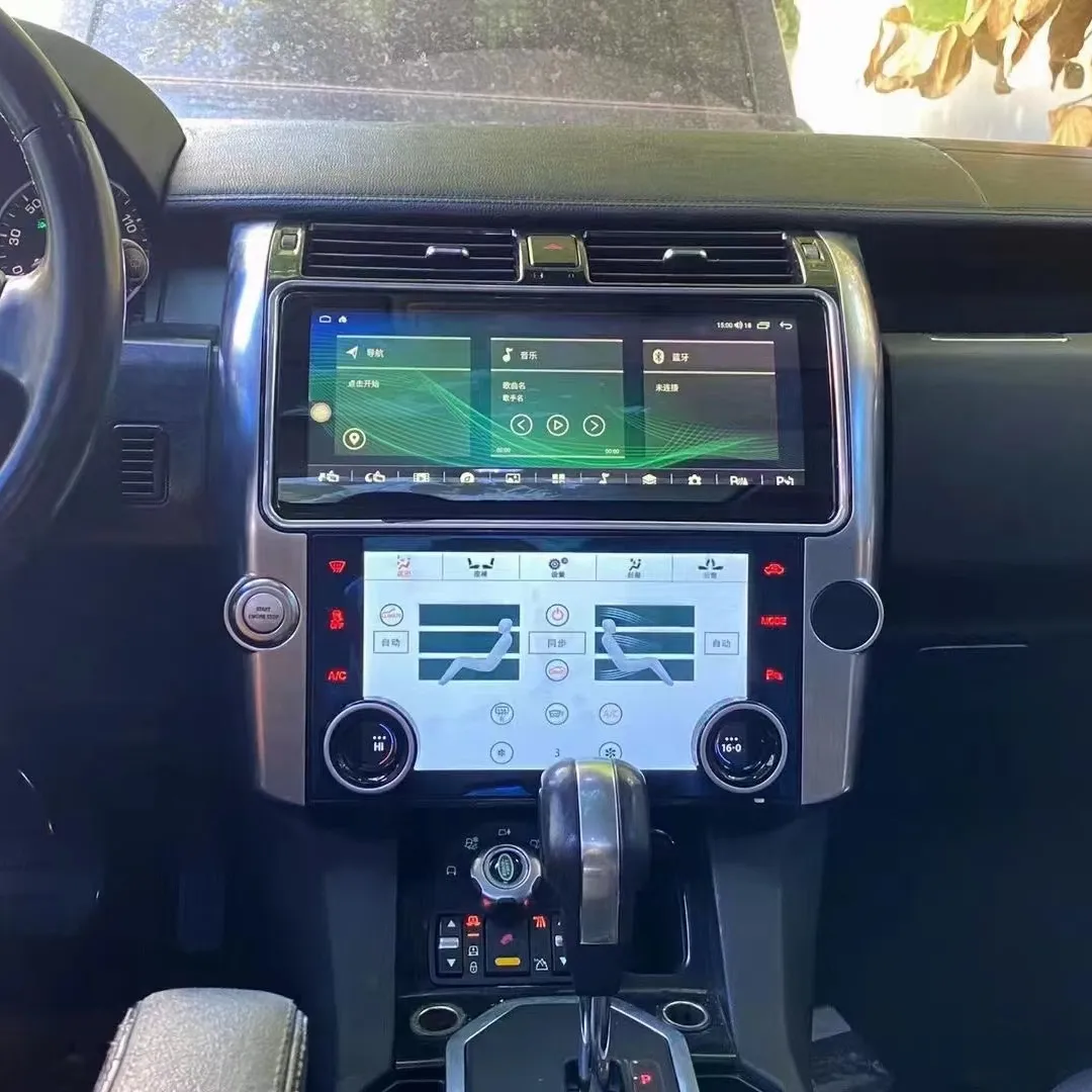 12.3 ''Android 11.0 Rádio Do Carro Para Land Rover Discovery 4 2009-2017 Multimedia Player + Painel AC Unidade de Navegação GPS Auto Estéreo