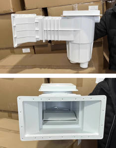 Raccords de piscine en PVC à large ouverture et équipement de nettoyage d'écumoire murale en ABS et drain principal Accessoires de piscine en vinyle Outils et accessoires de piscine - Product Image 5