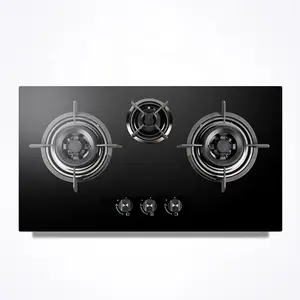 Whole Sale Price Lead The Industry Glass Gas Hob 3 Burner Gas Hob