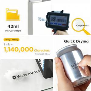 <span class=keywords><strong>Pistolet</strong></span> <span class=keywords><strong>de</strong></span> <span class=keywords><strong>marquage</strong></span> industriel portable 4POLETECH pour étiquettes d'identification des actifs et étiquettes d'inventaire dans les entrepôts et ateliers 12,7 mm et 25,4 mm - Product Image 6