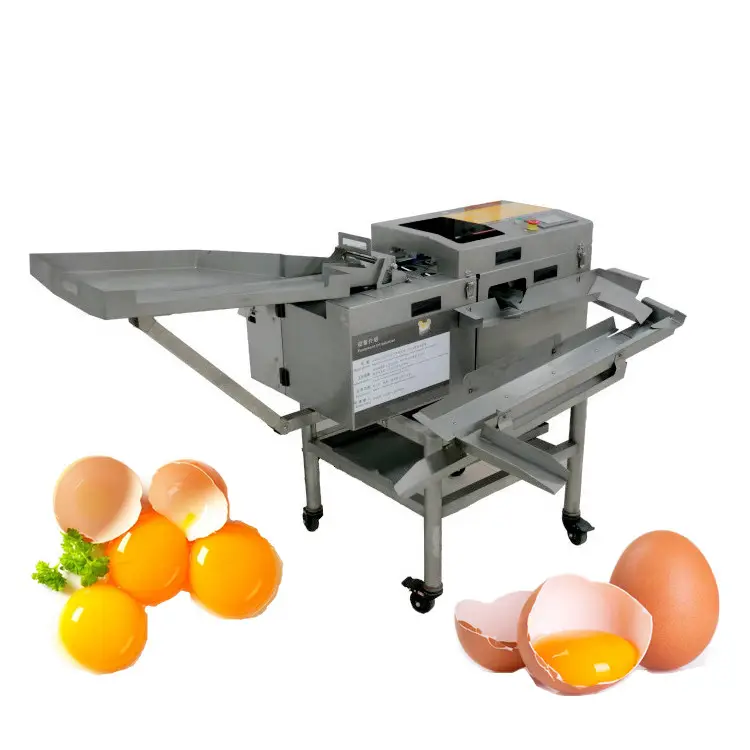 Commercial Egg Yolk And Egg White Separator And Whisk Egg Cracking Machine White Separating Machine