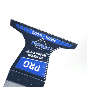 Lame de scie oscillante universelle bimétallique personnalisée pour outil multifonction, 2 1/2 pouces, pour la coupe rapide du bois et du métal - Product Image 3