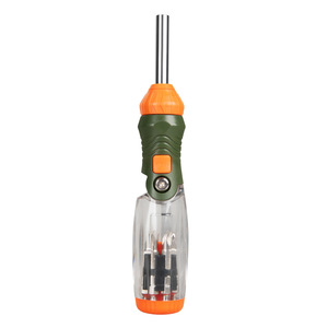 Multifunctional Ratchet Screwdriver Set Cross Phillips Bit Magnetic Telescopic Handle Anti-Slip Texture Diy Tool Kit - Product Image 2