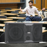 Système de sonorisation professionnel étanche à 2 haut-parleurs, 200W, amplifié, avec commande vocale pour conférences, salles de classe et plus encore