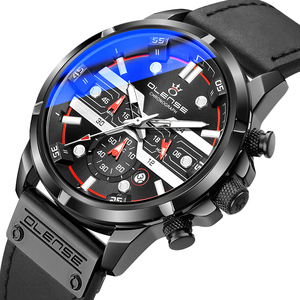 OLENSE นาฬิกากีฬาผู้ชาย,นาฬิกาควอตซ์ Orologio Uomo O กันน้ำปี2020ปฏิทินแฟชั่นหรูหราแบรนด์ชั้นนำ - Product Image 2