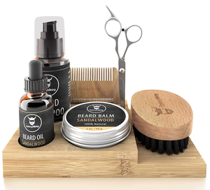 Nouveau kit de soin de la <span class=keywords><strong>barbe</strong></span> parfait Huile à <span class=keywords><strong>barbe</strong></span> Baume Lavage et revitalisant Kit de soin OEM Ensemble cadeau de soin de la <span class=keywords><strong>barbe</strong></span> pour hommes - Product Image 3