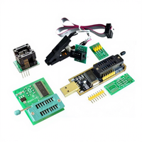 Module programmeur USB BIOS Flash EEPROM série CH341 24 25 + pince de test SOIC8 SOP8 + adaptateur 1.8V + adaptateur SOIC8 KIT de bricolage