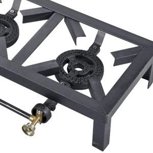 Estufa de hierro fundido de acero de ángulo caliente, estufa de <span class=keywords><strong>cocina</strong></span> de <span class=keywords><strong>Gas</strong></span> portátil extraíble Comercial de <span class=keywords><strong>4</strong></span> quemadores para acampar al aire libre, venta al por mayor - Product Image 2