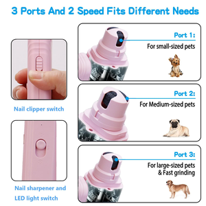 2 1 กรรไกรตัดเล็บสัตว์เลี้ยงมืออาชีพ LED ปลอดภัยป้องกันการบาดเจ็บเครื่องตัดเล็บสัตว์เลี้ยงเครื่องมือกรูมมิ่งสำหรับสุนัขแมวใช้ทุกวัน - Product Image 6