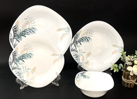 Ensemble de verrerie en verre opale trempé résistant à la chaleur de qualité supérieure, 24 pièces, vaisselle en verre opale de haute qualité pour la maison, l'hôtel, les banquets