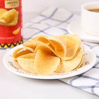 Venta al por mayor de patatas fritas crujientes de Malasia snack inflado 100g