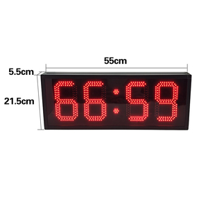 Temporizador de Reacción de 6 Pulgadas y 4 Dígitos con Alimentación por Enchufe, Cronómetro Digital y Temporizador LED Remoto para Cuenta Regresiva de Carreras y Señales de Tráfico - Product Image 2